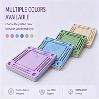 Table de Mahjong flottante rose clair personnaliser le tapis de jeu Eva Mahjongg imperméable à l'eau avec support de carreaux