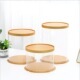 Boîte à gâteau ronde transparente récupérable, boîte à fleurs en plastique pour gâteau, boîte acrylique de 10 pouces pour gâteau Tiramisu