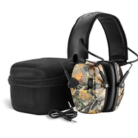 Casque de protection auditive certifié CE SNR 27 dB pour le tir et la chasse, autonomie de 350 heures, casque tactique électronique pour armes à feu