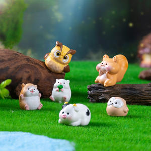 ตุ๊กตานกฮูกกระรอกขนาดเล็กงานฝีมือสัตว์ขนาดเล็กสำหรับไมโครนางฟ้าสวนภูมิทัศน์ของเล่นตกแต่ง - Product Image 3