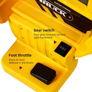 Samtoy 6V 4AH B/O Power 4 roues Bulldozer pelle enfants électrique voiture <span class=keywords><strong>camion</strong></span> enfants voiture jouet - Product Image 4