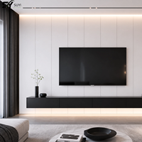 Panel Dinding PVC Modern untuk Kamar Mandi Dapur Apartemen Ruang Tamu Rumah Tangga Tahan Air Tahan Api Tahan Lembab Pelapis 5 Tahun