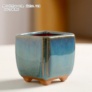 Produce <span class=keywords><strong>mini</strong></span> vasi bonsai in ceramica smalto ceramica smaltata <span class=keywords><strong>mini</strong></span> vaso di argilla succulente - Product Image 4