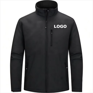 OEM Men 90% Polyester 10% Spandex Softshell <strong>Fleece</strong> <strong>Lined</strong> Men's Windbreaker Windproof Plus Size Sports Outdoor Windbreaker <strong>Jacket</strong> - Product Image 1