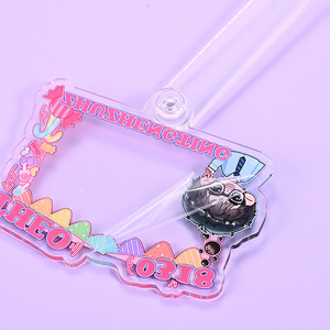 Akrilik Standee özel Anime mal dalga Bar el plastik Bar özelleştirilmiş komik oyuncak akrilik Handy Waving etiketi el işareti - Product Image 2