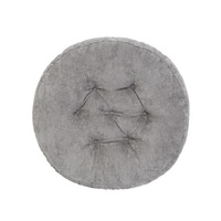 Chaise sédentaire de bureau tissée de couleur unie coussin de tabouret d'étudiant épaissi quatre saisons peluche Anti-acariens