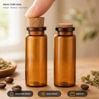 Vente en gros de tubes de stockage en verre à fond plat de différentes tailles, avec logo personnalisé, pour le stockage en cuisine