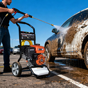 Économie de carburant 3300psi/227bar Jet d'essence <span class=keywords><strong>lave</strong></span>-auto cuivre pompe Triplex Portable extérieur sol propre avec Machine à laver ETC - Product Image 4