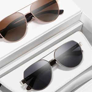2025 nouveau classique Vintage lunettes de soleil polarisées vente chaude plus récent à la mode lunettes de soleil Double pont bois lunettes de soleil hommes - Product Image 6