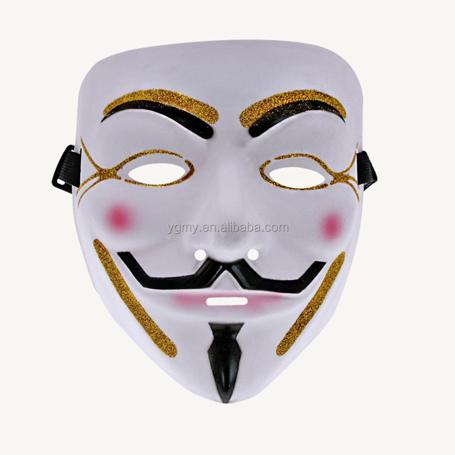 Costume V For Vendetta Guy Fawkes - Maschera Anonimo, Mantello, Cappello, Unisex Adulti Per Feste - Foto 4