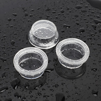 Tapa impermeable para interruptor basculante KCD1 Round23mm, superficie Plana Alta, cubierta de PVC transparente para protección de interruptor de encendido y apagado