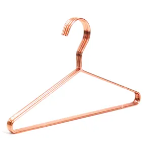 Wholesale Metal Hanger High Quality Rose Gold Baby Hanger For Boutique