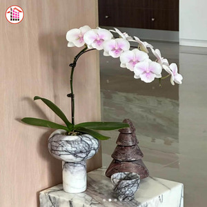 Bàn Đá Cẩm Thạch ăn uống hiện đại đá cẩm thạch hàng đầu Bàn cà phê bảng tùy chỉnh đá cẩm thạch hàng đầu mạnh mẽ plinth cơ sở - Product Image 2