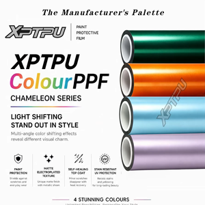 Rouleau de film de protection de carrosserie automobile en PPF coloré auto-réparateur TPU haute brillance, fourni par l'usine - Product Image 1