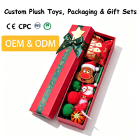 Jouets en peluche pour enfants en gros, cadeaux personnalisés, ensembles Père Noël, calendrier de l'avent de Noël, boîte mystère, service personnalisé tout-en-un