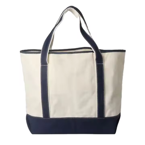 Precio de fábrica Cavas Tote Bag con logotipo impreso personalizado Bolsillo grande impermeable para mujeres Yoga Mat bolso de mano de algodón de lino - Product Image 4