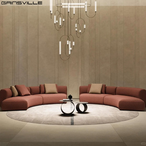 Pabrik Foshan Italia furnitur rumah mewah <span class=keywords><strong>sofa</strong></span> bagian melengkung <span class=keywords><strong>sofa</strong></span> bulat Modern untuk rumah mewah - Product Image 3