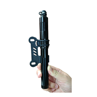 Pompe à main portable haute pression 120 PSI pour vélo, mini pompe à air en alliage d'aluminium pour pneus de vélo, valve Schrader et Presta
