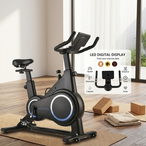 Vélo de spinning magnétique silencieux avec cadre en acier, pliable, pour entraînement cycliste intérieur, écran LCD, équipement de fitness à domicile - Product Image 4