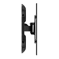 Braket TV Full Motion Desain Menarik VESA 600x400mm, Dudukan TV Putar untuk TV 32-80 Inch