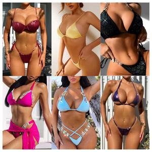 Hot Supplier Günstige Großhandel Frauen Sexy Badeanzüge Beach Bikini Sets Kostenloser Versand Ausverkauf Zufällige Lieferung - Product Image 4
