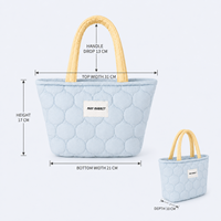 Sac fourre-tout matelassé personnalisé avec logo pour femme, sac à main léger rembourré, sac à bandoulière doux et rembourré, vente en gros OEM ODM