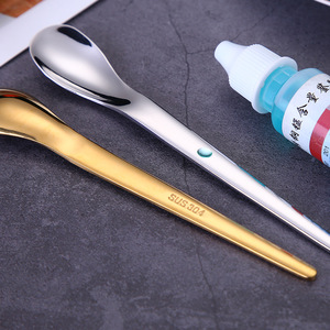 Cuchara Mezcladora de Titanio 304, Cuchara para Café/Nido de Pájaro/Loto/Helado, Juego en Caja de Regalo - Product Image 3