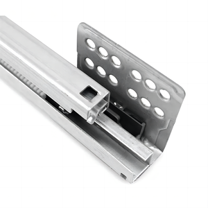 Quincaillerie de mobilier pour tiroir télescopique en métal Undermount système de glissière de tiroir à fermeture douce salle à manger chambre à coucher extérieur - Product Image 4