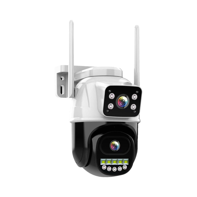 HD 6MP 355 Outdoor WiFi IP Camera Two-Way Voice Remote Zoom CMOS Imaging Sensor IP66 Waterproof H.265 Memory Card Cloud Night