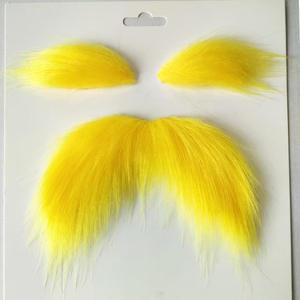 Moustache et sourcils autocollants jaunes <span class=keywords><strong>Dr</strong></span>. <span class=keywords><strong>Seuss</strong></span> le Lorax - Product Image 6