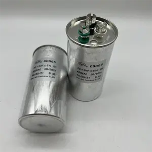 70 + 5 70/5 Mfd Uf 370V 440V Vac Motor Dual Run Condensator Cbb65