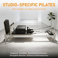 Reformer Pilates certifié CE de qualité supérieure, vente directe d'usine, avec système de poulies fluide pour la maison et les salles de sport professionnelles