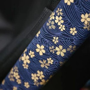 JDM ผ้าคลุมเข็มขัดนิรภัยรถยนต์ญี่ปุ่น ผ้าฝ้ายสไตล์วาฟู ตัวป้องกันความปลอดภัยทุกฤดูกาล - Product Image 4