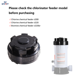 Copertura per Cloratore Hayward Cl200 CL220 Swim Buoy con Chiave in Plastica ABS Nera - Product Image 4