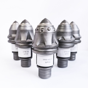 Burin à tige ronde et dents coniques pour le forage de différents diamètres pour piqueteuse - Product Image 1