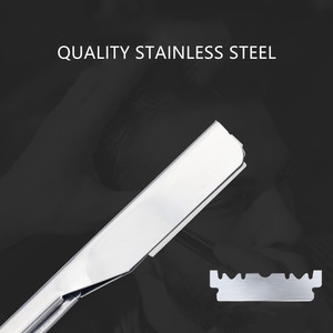 <span class=keywords><strong>Rasoio</strong></span> Classico Pieghevole da Barbiere <span class=keywords><strong>per</strong></span> la Cura Maschile, Rifinitura dei Peli del Viso, Modellatura delle <span class=keywords><strong>Sopracciglia</strong></span> e Rasatura Manuale con Lame - Product Image 5