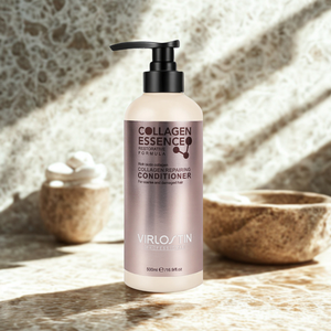 VIRLOSTIN Ensemble de soins capillaires de marque privée Argan/panthénol Shampooing à base de plantes Après-shampooing Collagène de glace Acide aminé Cheveux antipelliculaires - Product Image 1