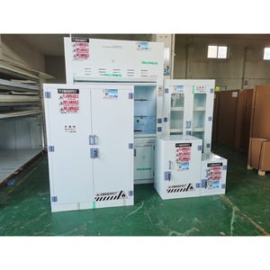 Berfect Pp Chemical Storage Cabinet For Acid <b>Alkali</b> Reagents With Double Lock And Corrosion Resistance Lab Use - Product Image 1