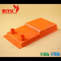 4 "Mini Makeup Paint Roller Plastic Tray Fabricant in Brush