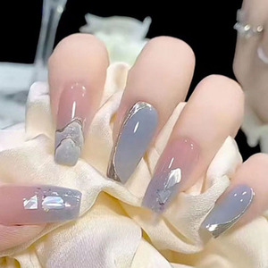 <span class=keywords><strong>Faux</strong></span> ongles en <span class=keywords><strong>gel</strong></span> faits à la main ongles à presser pour bricolage nouveaux ongles en acrylique de cercueil français ongles artificiels - Product Image 6