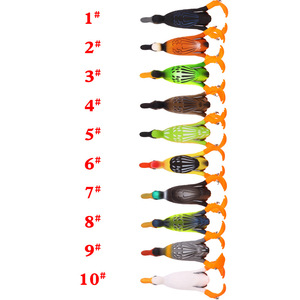 Señuelo de Pesca Artificial Flotante Giratorio de 11.2g/9.5cm con Hélices y Aletas de Pato, Hecho de Plástico Duradero - Product Image 5