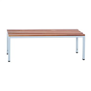 Armadio Moderno per Palestra <span class=keywords><strong>con</strong></span> <span class=keywords><strong>Panca</strong></span> a Griglia, Struttura in Acciaio Zincato, <span class=keywords><strong>Panca</strong></span> per Cambiarsi e Riporre Scarpe <span class=keywords><strong>da</strong></span> <span class=keywords><strong>Esterno</strong></span> - Product Image 5