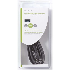 <b>HDMI</b> Male <b>Cable</b> 1.5m Black Swivel Connector High Speed With Ethernet - Product Image 4