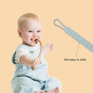 Fabricante Reutilizable Nipple Holder Dummy <span class=keywords><strong>Chupete</strong></span> Titular Madera Bebé <span class=keywords><strong>Chupete</strong></span> Clip Cadena Silicona Accesorios Infantiles - Product Image 6