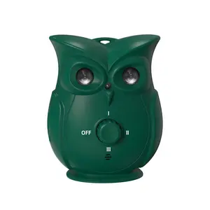 New unique design ultrasonic owl shape anti bark controller wholesale dog bark control device outdoor repeller