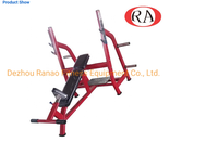 Banc de musculation inclinable professionnel pour salle de sport, multifonctionnel, en acier tubulaire, pour musculation