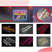 Enseigne électronique personnalisée en acrylique flexible avec éclairage LED RVB étanche pour mariages, fêtes à domicile, magasins, enseigne lumineuse néon