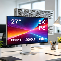 Écran d'ordinateur pour joueurs personnalisé haute résolution 27 pouces IPS 5K, moniteur LCD pour jeux