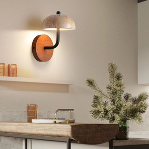 Lámpara de Pared LED de Diseño Moderno y Cremoso Estilo Wabi-Sabi para Dormitorio, Sala de Estar, Comedor, Escalera, Pasillo, Decoración de Fondo - Product Image 2