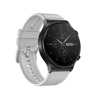 สายนาฬิกาซิลิโคนสีล้วน,สายนาฬิกาสำหรับ <span class=keywords><strong>Huawei</strong></span> Watch <span class=keywords><strong>GT</strong></span> <span class=keywords><strong>2</strong></span> <span class=keywords><strong>Pro</strong></span> - Product Image 2